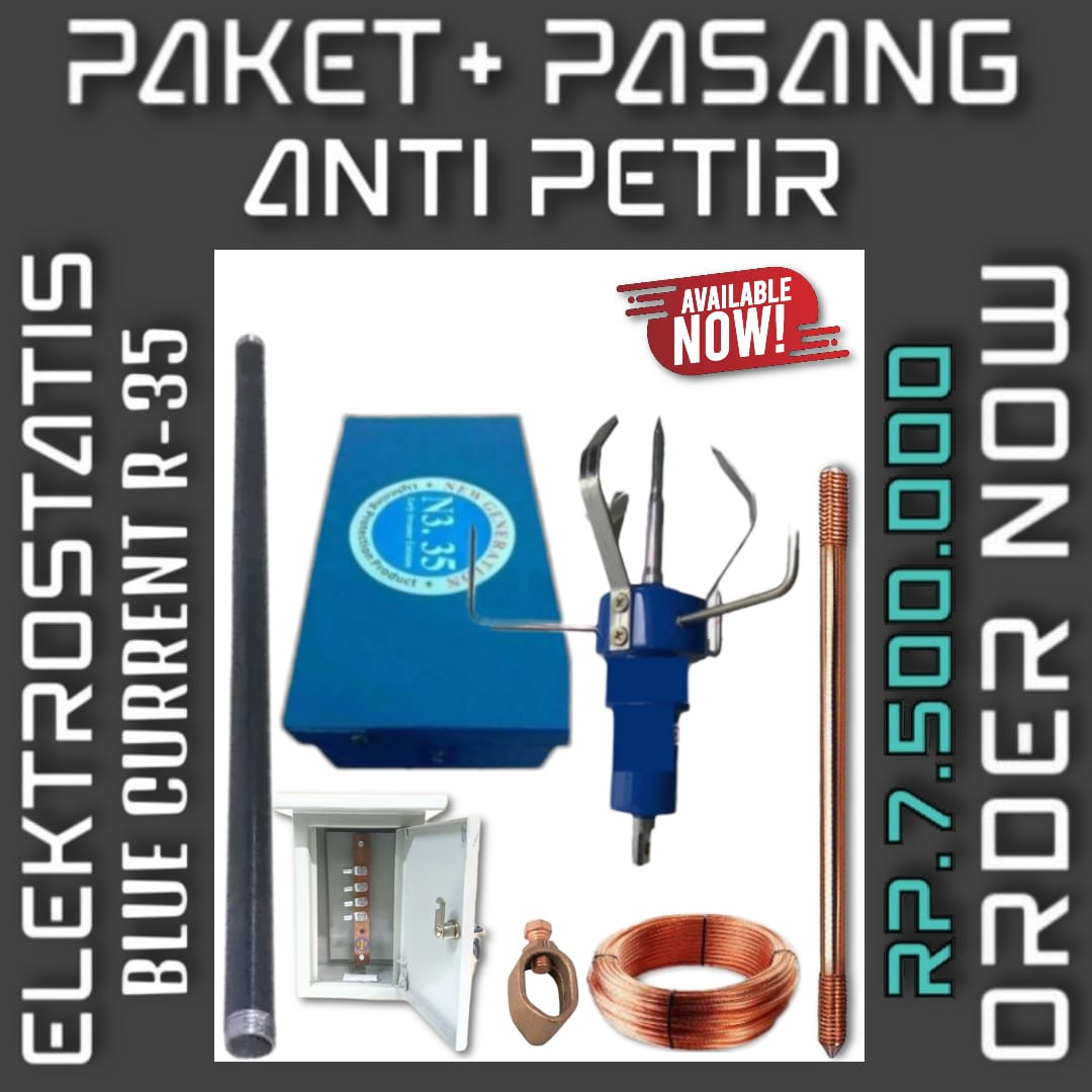 Elektrostatis Blue Curn R 35