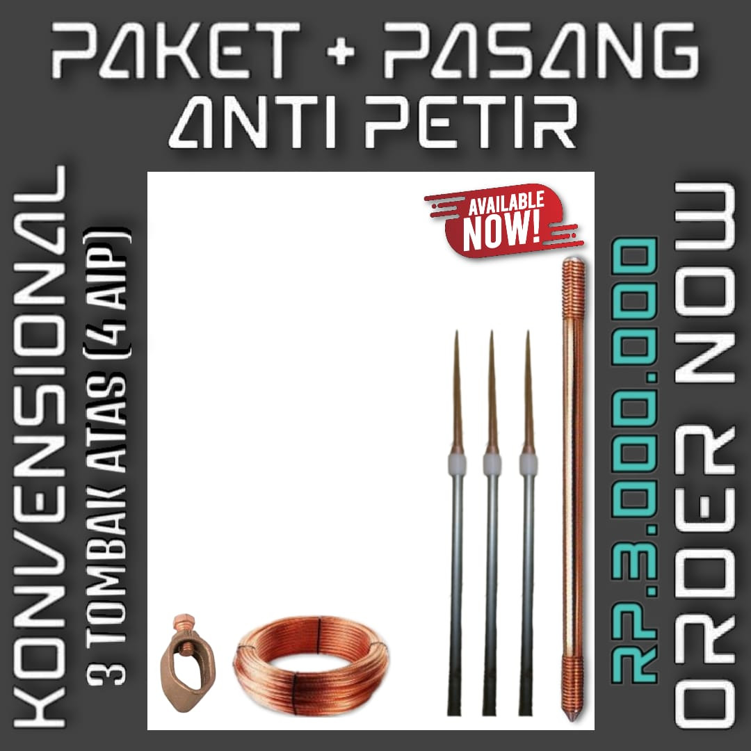 Penangkal Petir Konvensional 4 AIP